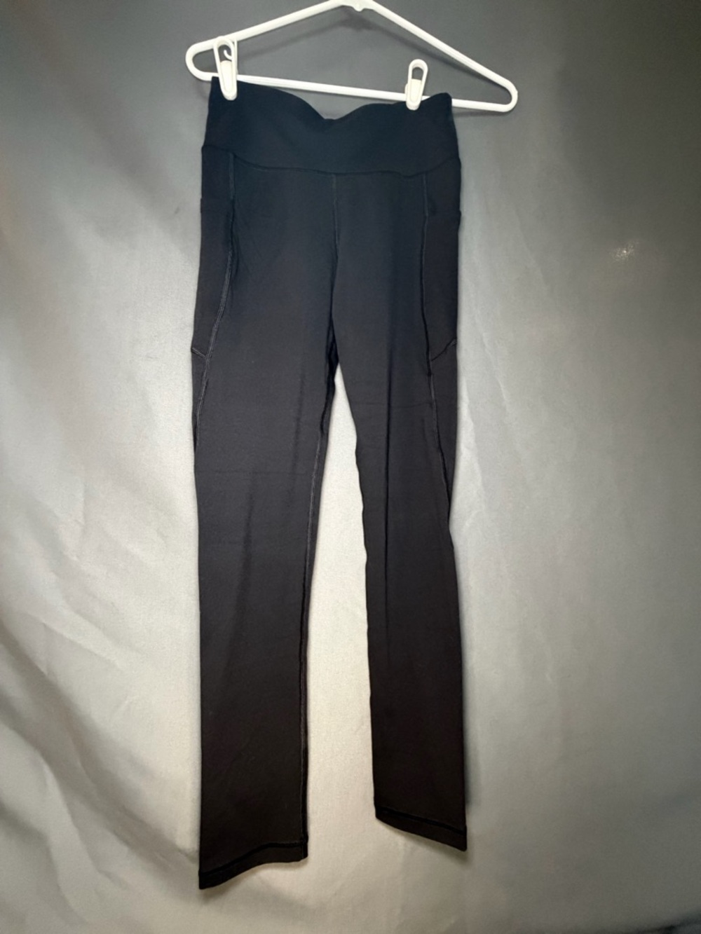 Kids Black High-Waist Leggings. Size XL